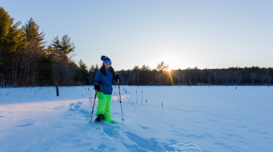 Snowshoeing
